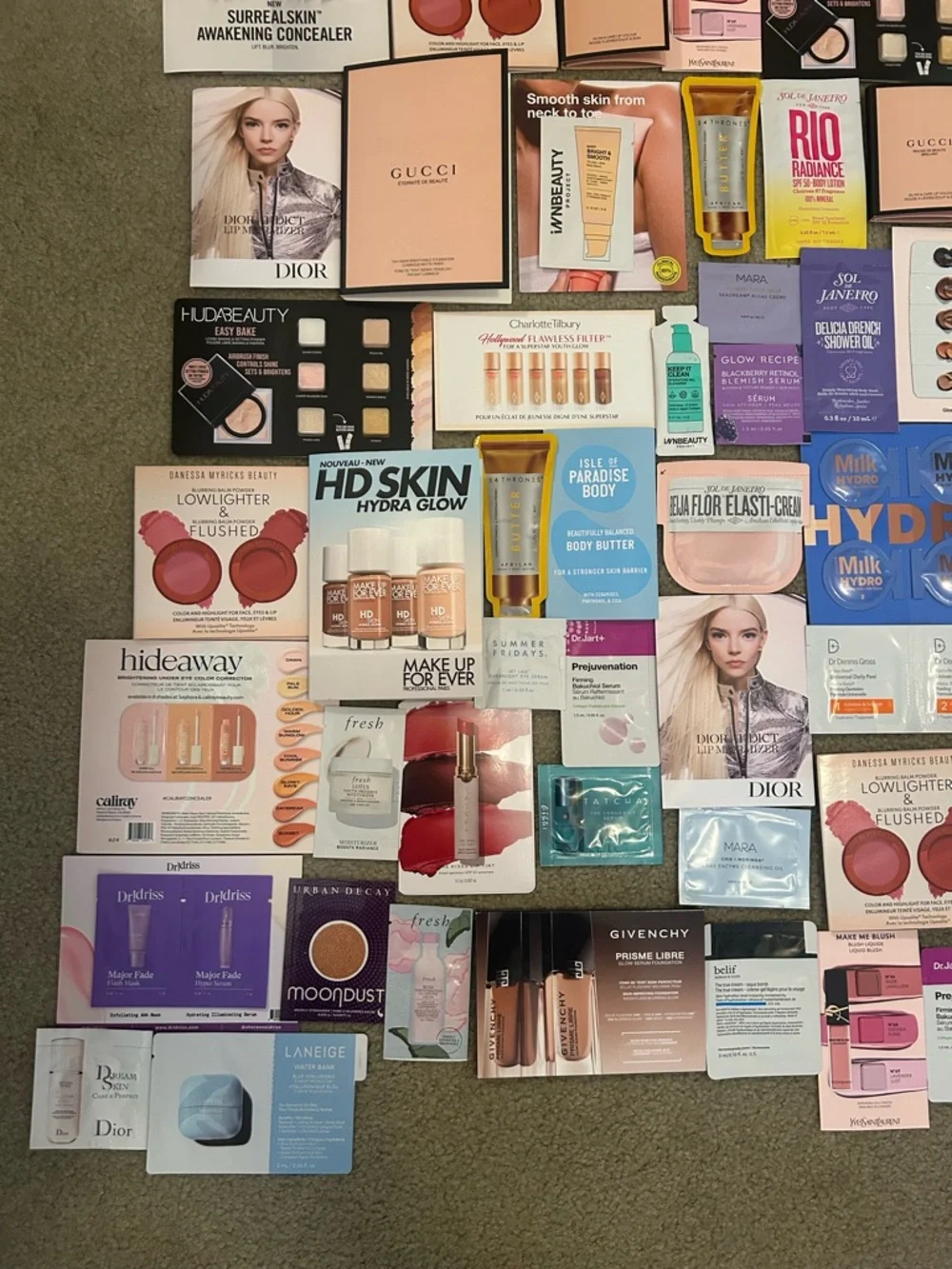 Large Lot 55+ Piece High-End Sephora Beauty Samples - Picture 3 of 5